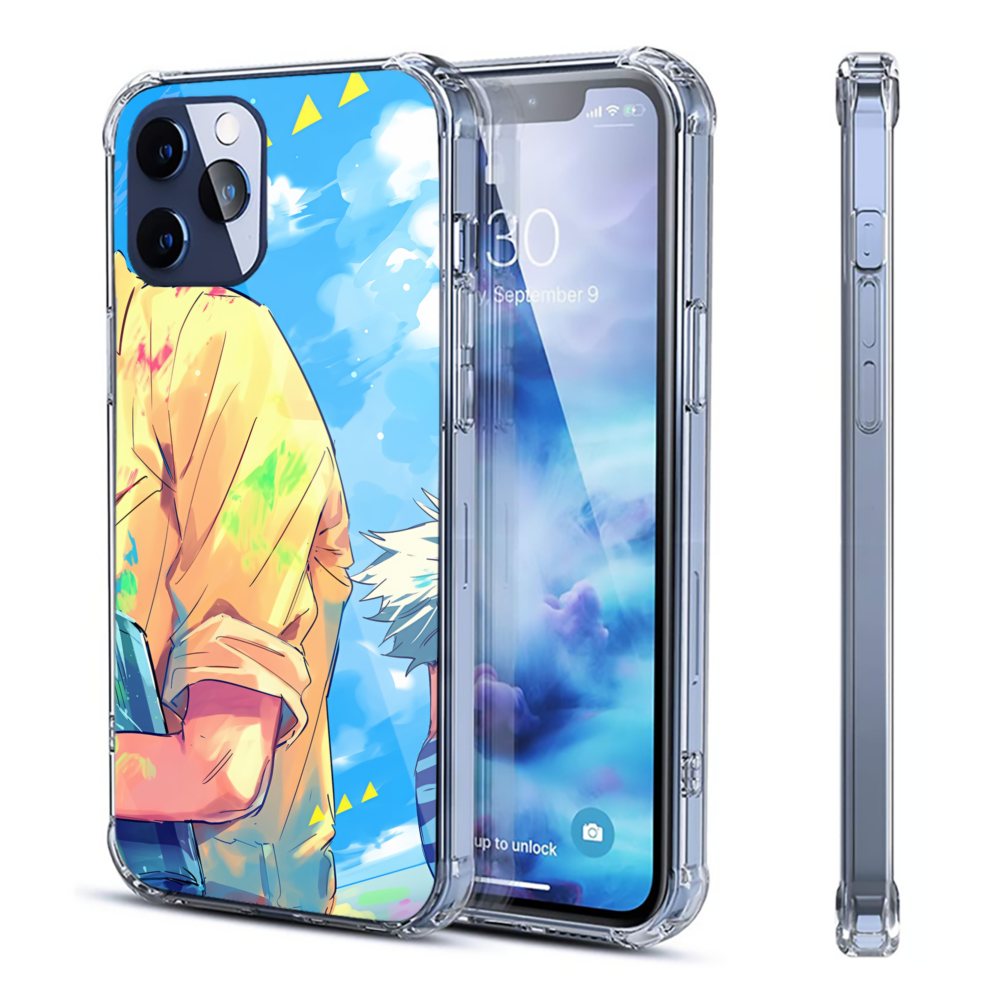 （画像用） ハイキュー!! Haikyu!! 【iPhone 12シリーズ対応】透明スマホケース（クリアソフトケース）